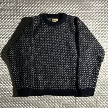 80s L.L.Bean 버즈아이 니트 스웨터 Norway