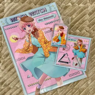 위치워치 와카츠키 니코 아크릴 스탠드 클리어 파일 아크릴 카드