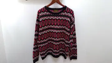 TEMPTATION 테테이션 자카드 니트 아메카지 빈티지