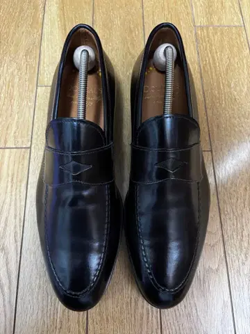 듀칼스 블랙 가죽 로퍼