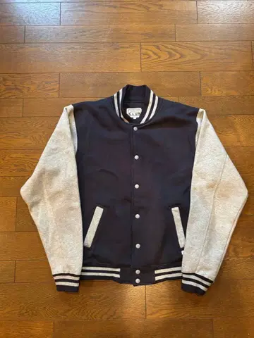 PRO CLUB 바시티 자켓 M 네이비/그레이