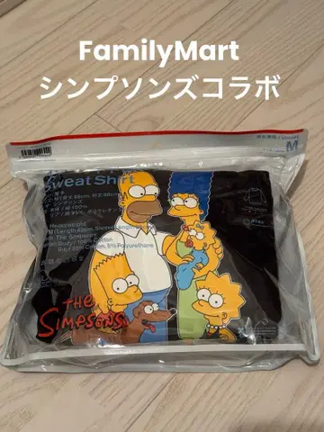 훼미리마트 심슨 스웨트 셔츠 M 사이즈