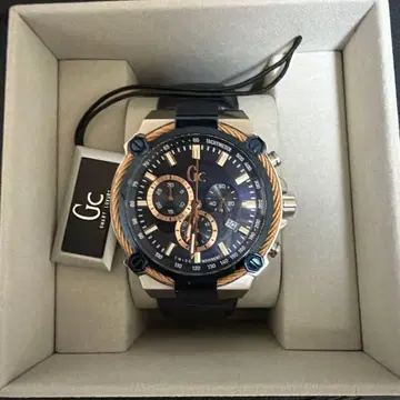 Gc 크로노그래프 손목시계 블랙/골드