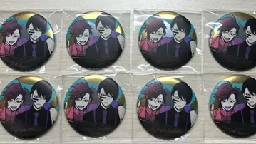 도원암귀 무타노 무진 & 오이란자카 쿄야 메탈릭 캔뱃지