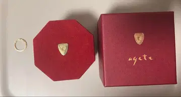 agete K10 다이아몬드 핑키링 4호