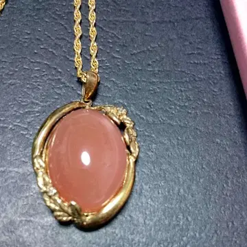 새상품급! 오렌지 문스톤 펜던트