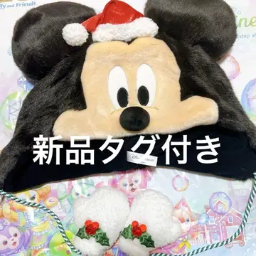 택 포함 새상품 미키 크리스마스 팬캡 디즈니 2025