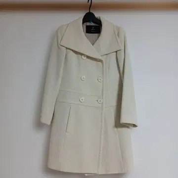 INED 체스터 코트 화이트