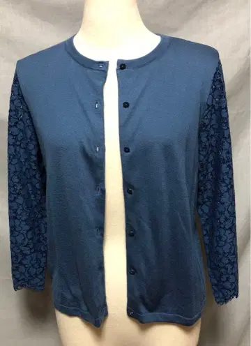 미사용품 자유구 가디건 레이스 사이즈 38