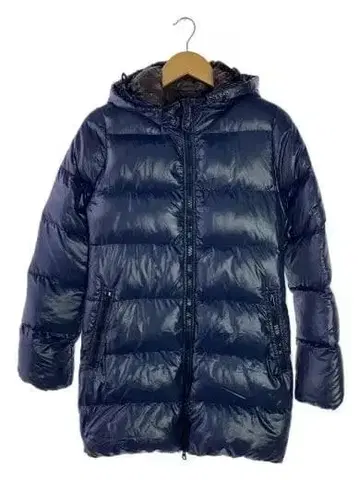 DUVETICA 후드 부착 다운 자켓 40 네이비