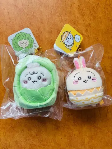 치이카와 (먼작귀) 토끼 부활절 양배추 마스코트 2종 세트