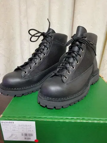 미사용 새상품! 다너 DANNER 필드 블랙 25.5cm