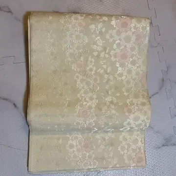 후쿠로 오비 화이트 베이스 벚꽃 포멀