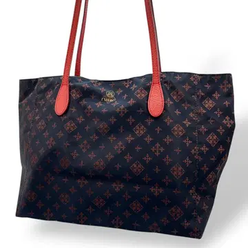 컨디션 최상 russet 러셋 숄더백 나일론 가죽 올 패턴