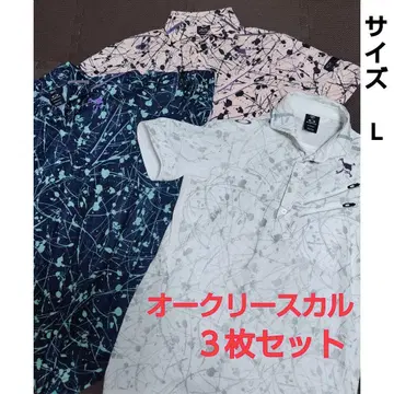 알뜰 구매 오클리 스컬 피케 셔츠 3장 세트 L