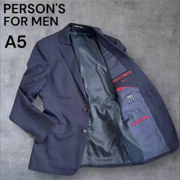 퍼슨즈 포맨 테일러드 자켓 스트라이프 네이비 상의만 A5