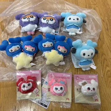 TWICE LOVELYS GIGO 한정판 마스코트 헤어핀 세트