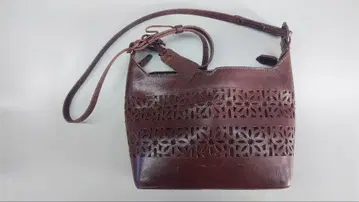 겐텐 컷워크 2way 숄더백 브라운