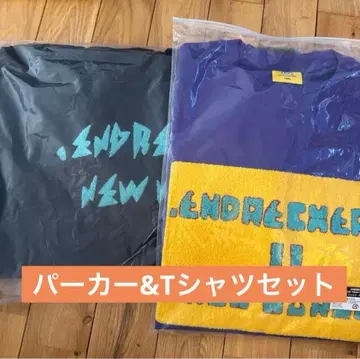 ENDRECHERI. [ RE ] 보라색 후드티 블랙 엔도리케리 3