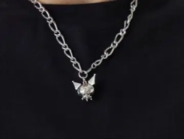 MURUA 멜로크로 콜라보 체인 목걸이