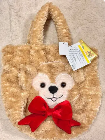 더피 크리스마스 초기 토트백 리본 레어