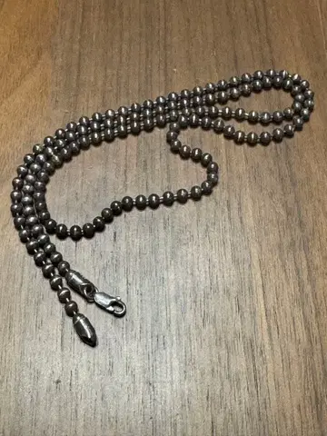 실버 925 볼 체인 폭 4mm 70cm 롱