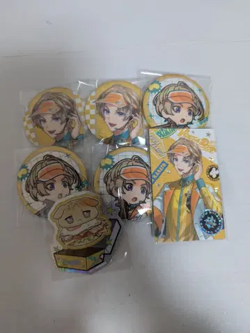 캐릭터 캔뱃지 6개 세트