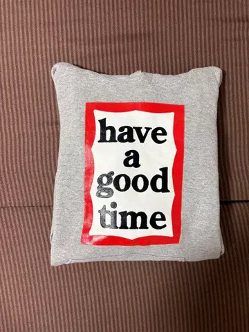 have a good time 그레이 후디 M 사이즈