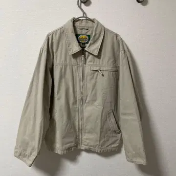 베이지 지퍼 점퍼