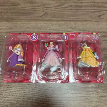 디즈니 프린세스 크리스마스 피규어 3체 세트