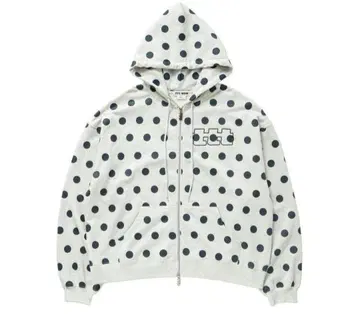 ttt_msw Dot zip up hoodie (GREY) M