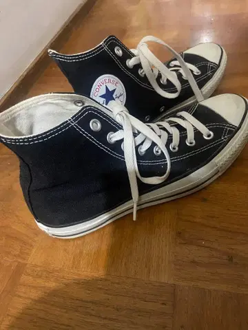 컨버스 올스타 블랙 하이컷 스니커즈