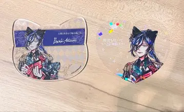 악마 집사와 검은 고양이 아쿠네코 난자 아크릴 코스터 밤 보스키