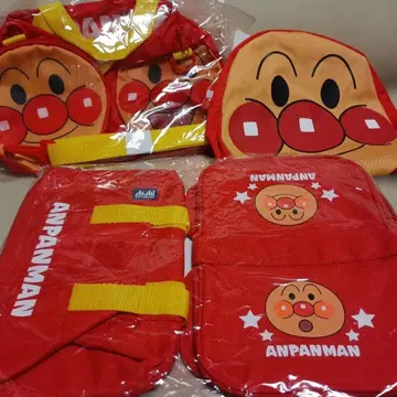 호빵맨 파우치 빨간색