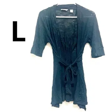 Luck Heart 블랙 가디건 [ L ] 필수 아이템 리본