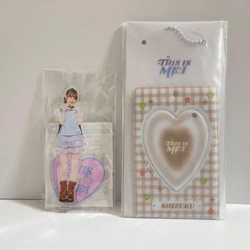 ME:I 미 아이 이이다 시즈쿠 아크릴 스탠드 트레이딩 카드 홀더 세트