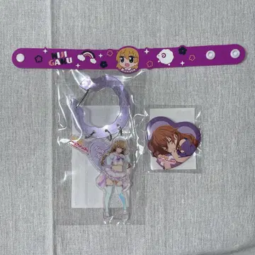 러브 라이브 니지가사키 니지가쿠 오미 카나타 캔뱃지 아크릴 키링 밴드