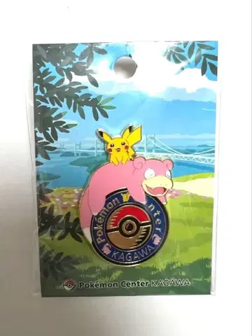 포켓몬 센터 카가와 한정판 로고 핀즈