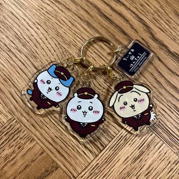 [미사용] [새상품급] 치이카와 (먼작귀) 한큐 한큐전철 3연 키링