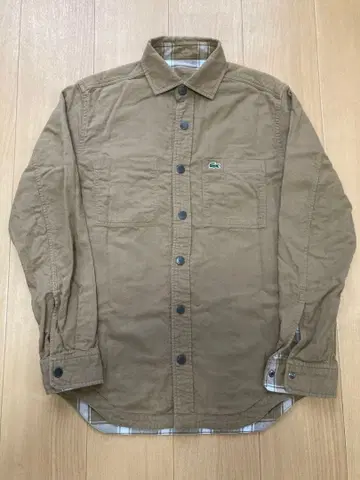 Lacoste 리버서블 플란넬 셔츠 M 사이즈