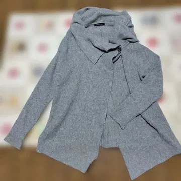 미즈이로 인드 울 가디건 그레이 F