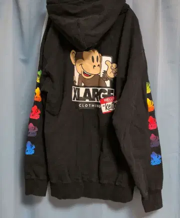 x-large 후드티 블랙 L 사이즈