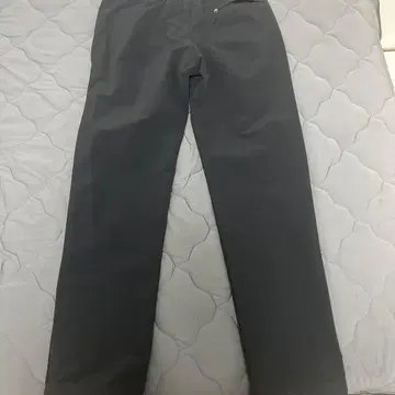 블랙 스트레이트 팬츠 허리 조절 가능