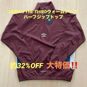 UMBRO 더 써드 웜업 하프 지퍼 탑