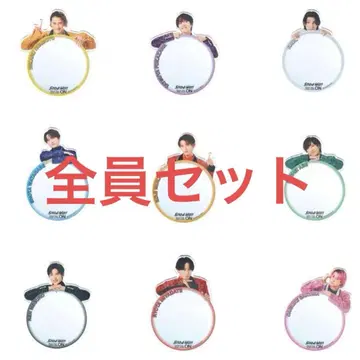 SnowMan 거울 스티커 전원