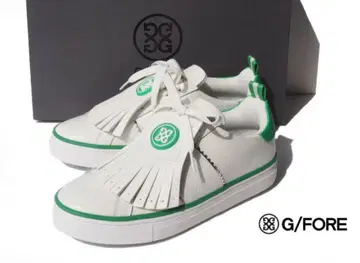 완전 정품 G/FORE 프린지 골프화 화이트/그린