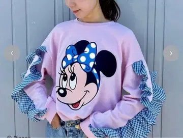 미니 마우스 프릴 맨투맨