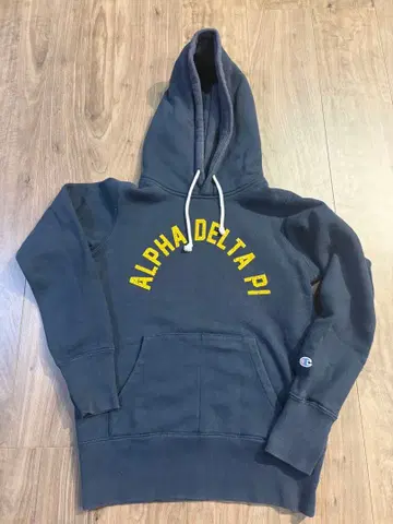 Champion ALPHA DELTA PI 후드티 네이비