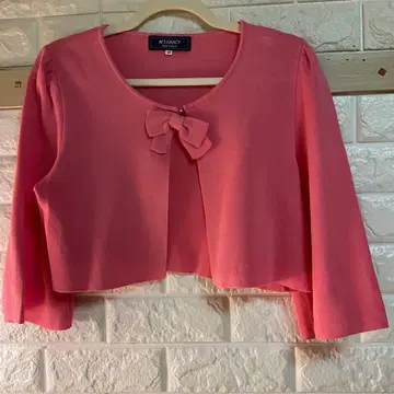 엠즈 그레이시 볼레로 사이즈 40 핑크 새상품급