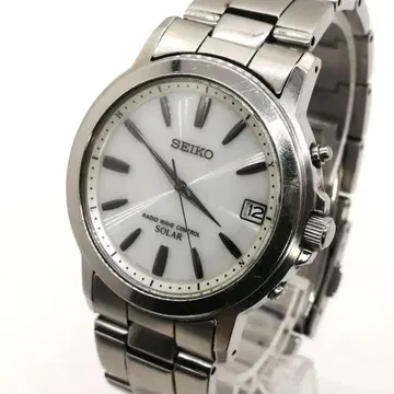 가동 SEIKO 손목시계 데이트 솔라 7B52-0AF0